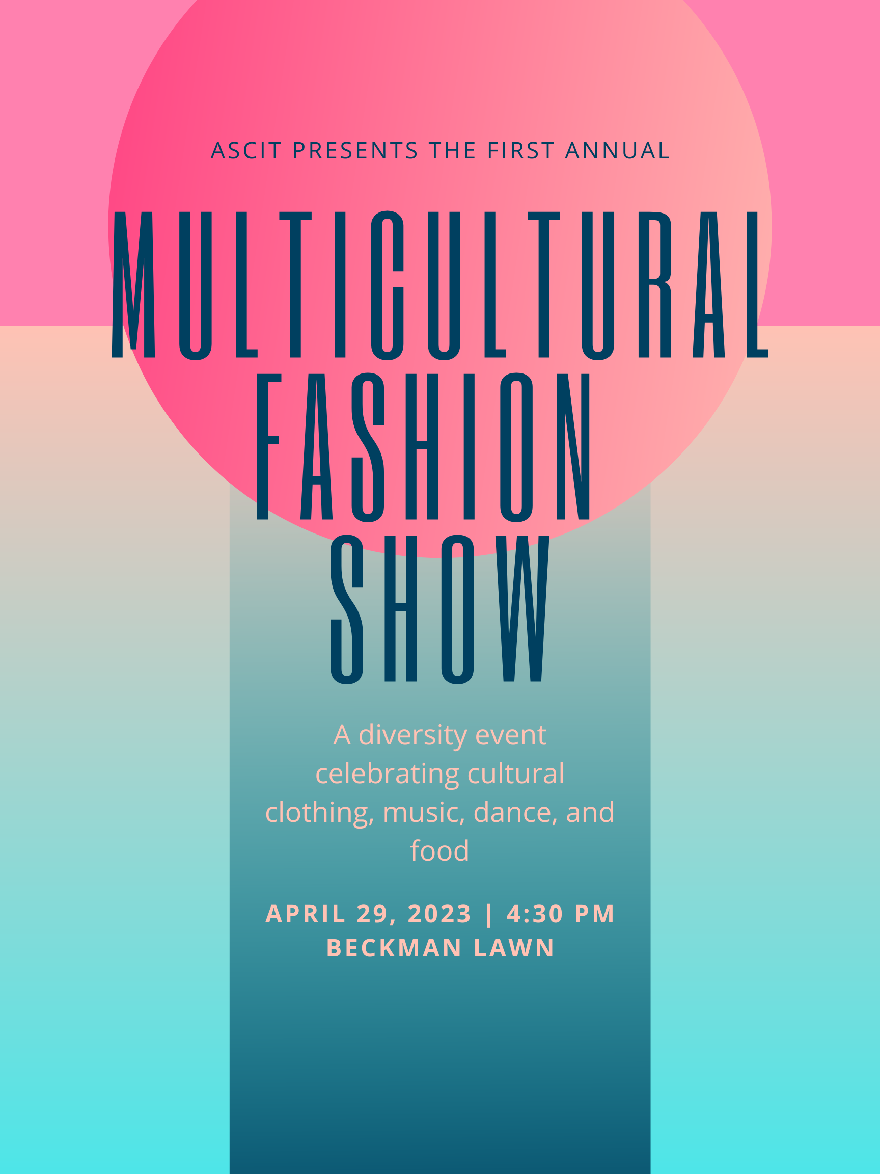 Multicultural Fashion Show - April 29th