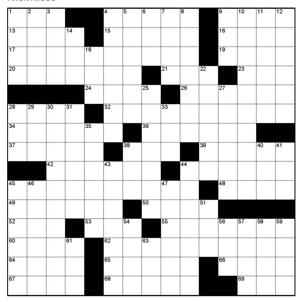 The California Tech Crossword - Places