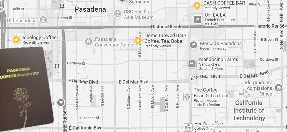 2025 Pasadena Coffee Passport: Final Round of Reviews